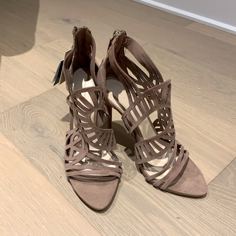 Zara Leather Sandals NWT